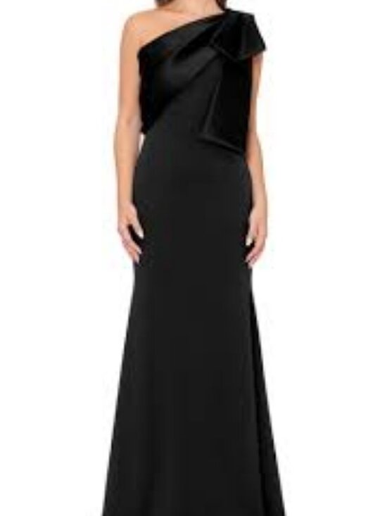 Betsy & Adam Dresses & Skirts - 50 - NWT - BETSY & ADAM SATIN BOW CREPE MERMAID DRESS
